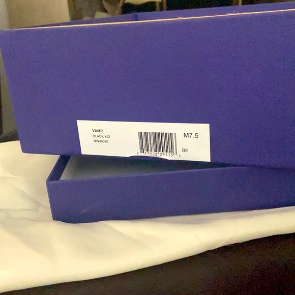 BRAND NEW Stuart Weitzman Black Kid Vamp platform peep toe two toned pumps - Picture 9 of 14